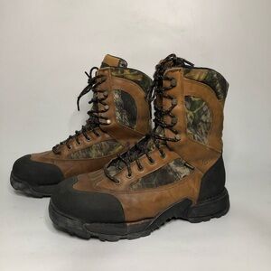 Danner Pronghorn GTX 8” Mobu 800G Camo Leather Hunting Boots Men’s EU 48 US 13